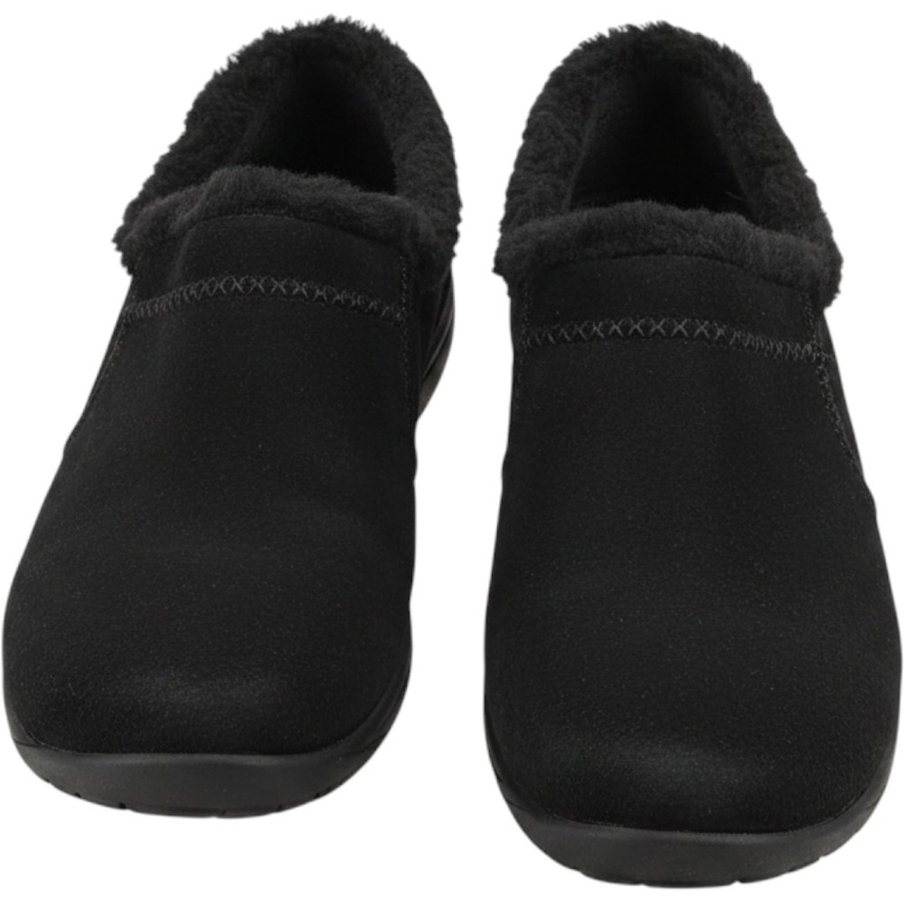 Merrell Encore Ice 4 Black Suede Faux Fur Lined Clogs Mules J002028W Womens 8 W